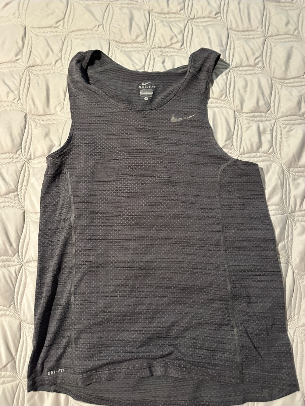 Nike Dri-FIT Gray Athletic Tank